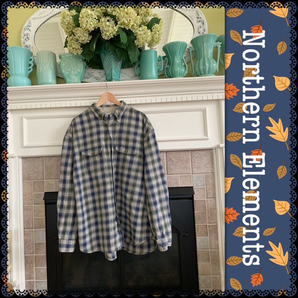 Northern Elements plaid shirt, size XXL/TTG